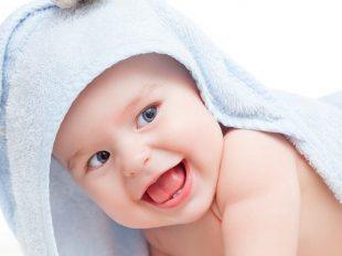 Baby in a towel